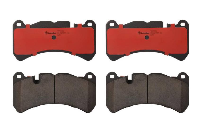 Mercedes Disc Brakes Kit -  Pads Front (Ceramic) 005420392041 - Brembo P50092N